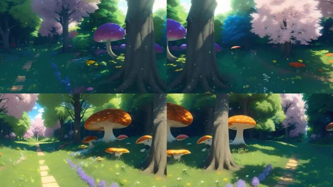 梦幻森林-五彩斑斓的仙境