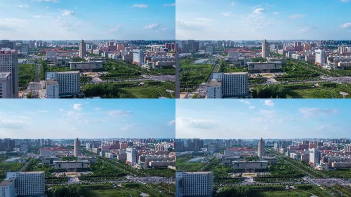 陕西省榆林市榆阳区高新区开发区市政府航拍