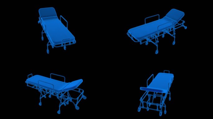 全息素材 救护床
