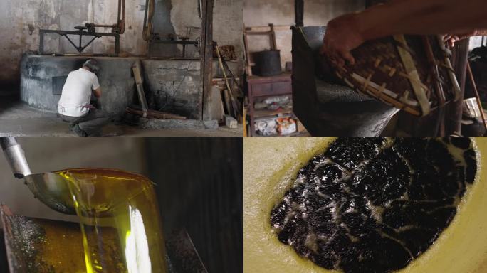 【合集】老油厂菜籽油传统压榨全过程