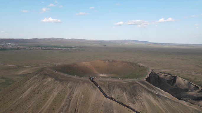 火山航拍