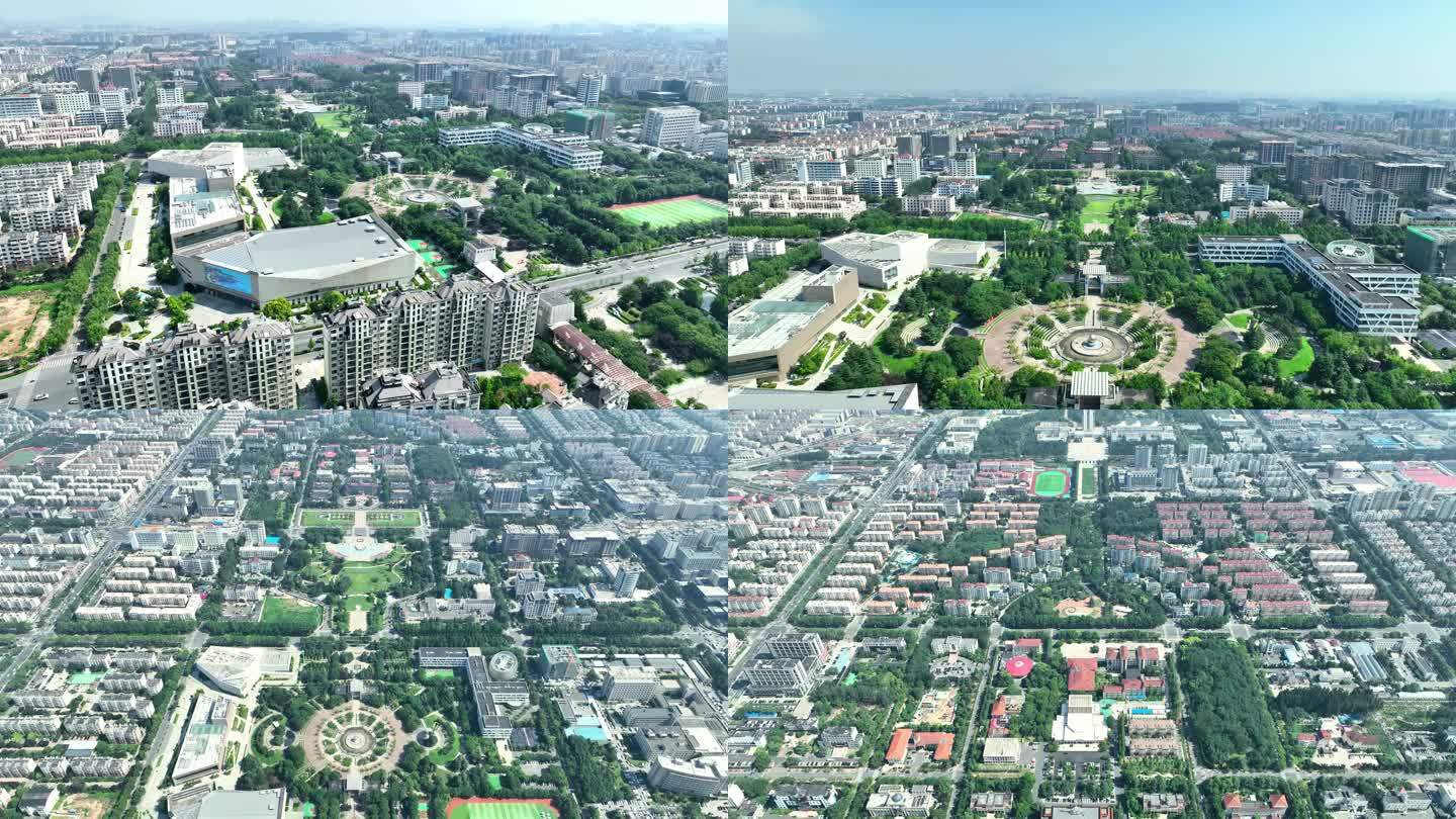 青岛城阳中轴线城市面貌城市绿化