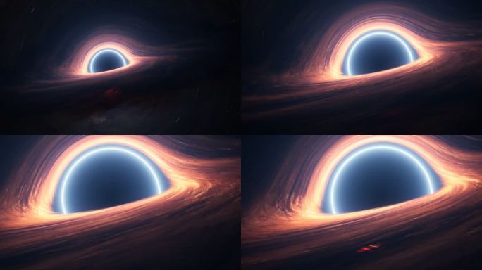 神秘震撼的高清大分辨率黑洞宇宙视频素材