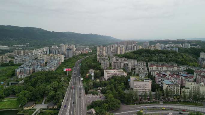 阴雨天气城市（重庆北碚）