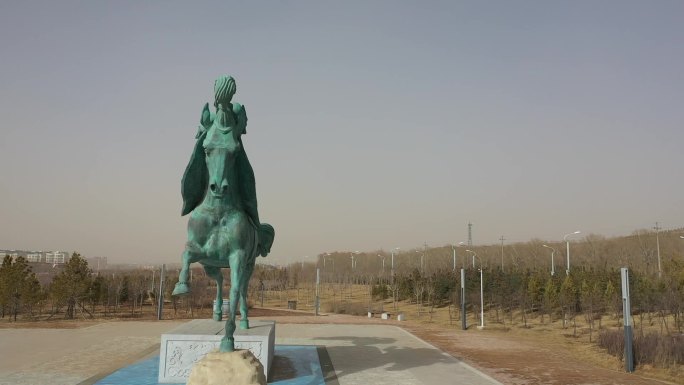 锡林郭勒盟马雕塑
