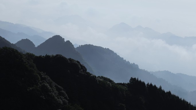 中国风群山连绵