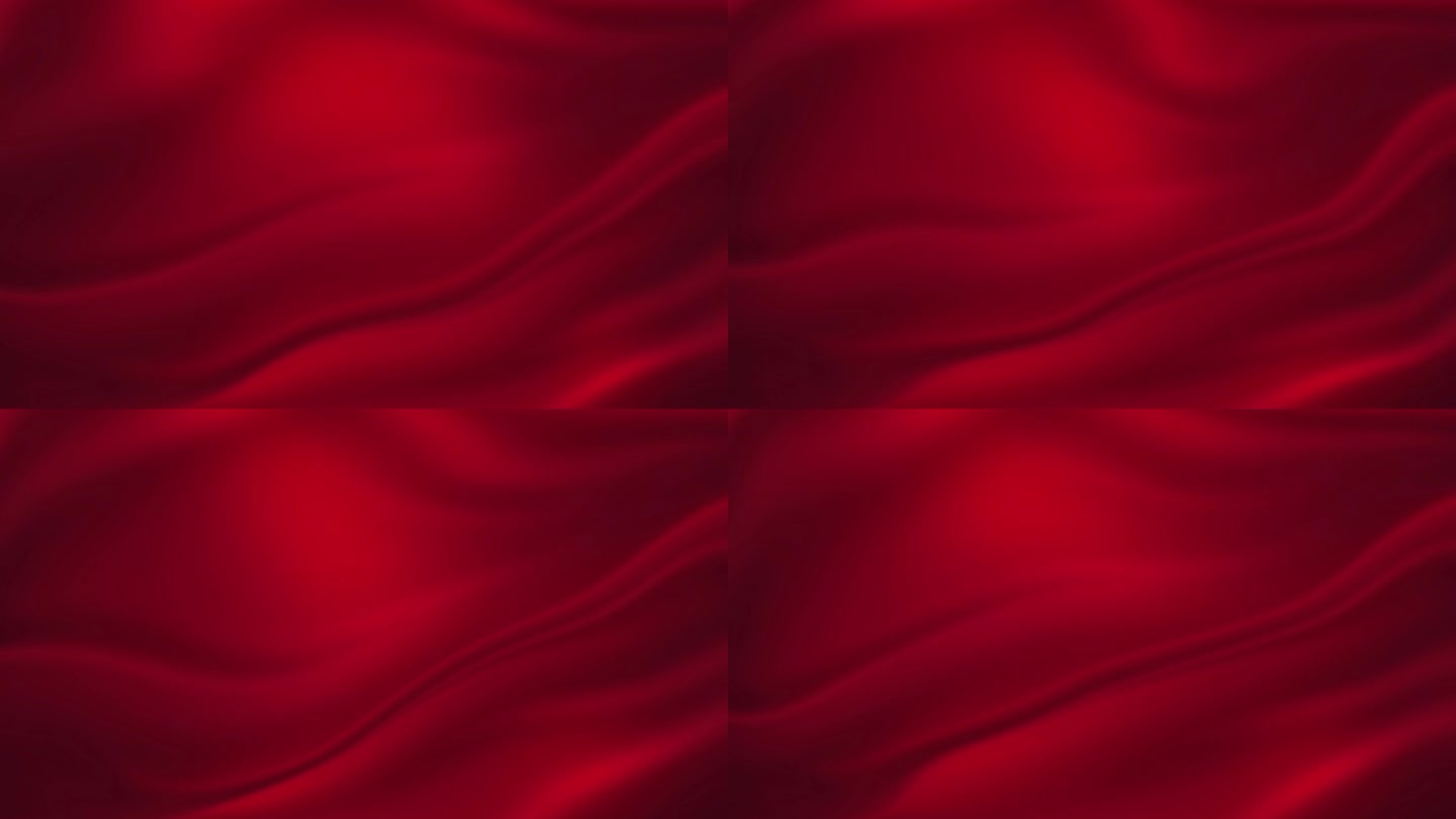 【4K 】大红绸背景