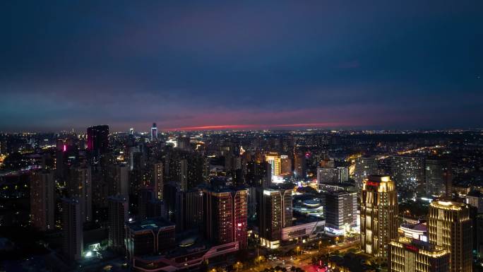 上海安亭国际汽车城夜景