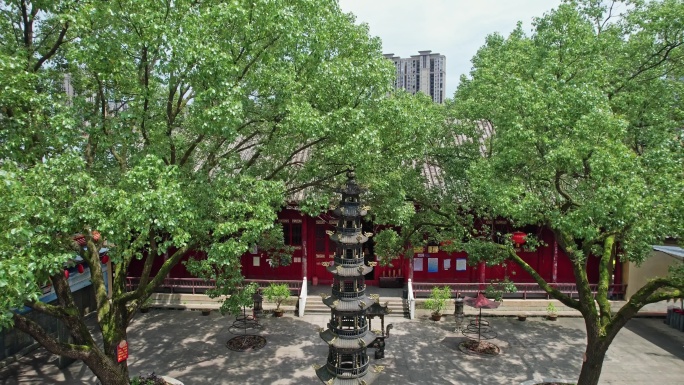 航拍建瓯光孝寺 光孝禅寺