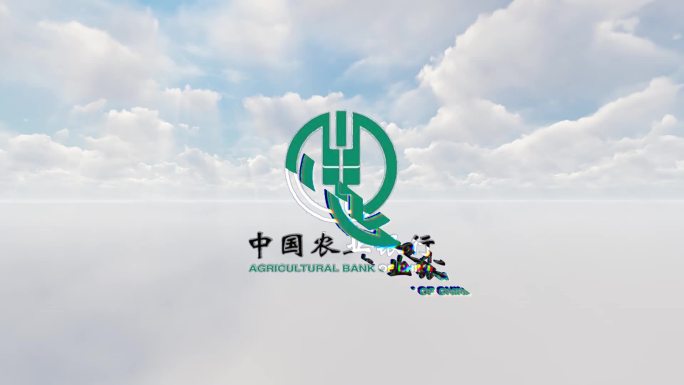 白色描边3Dlogo展示