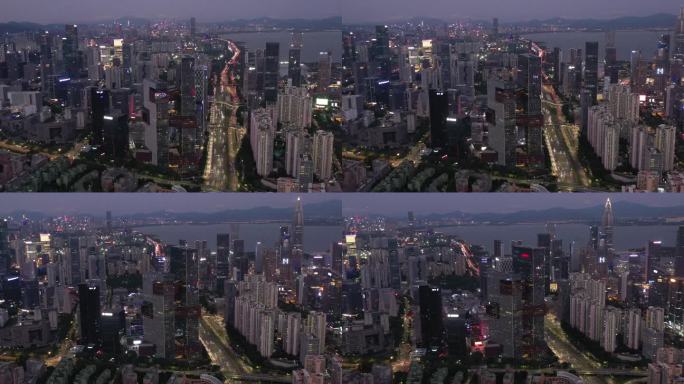 腾讯滨海大厦航拍4k视频