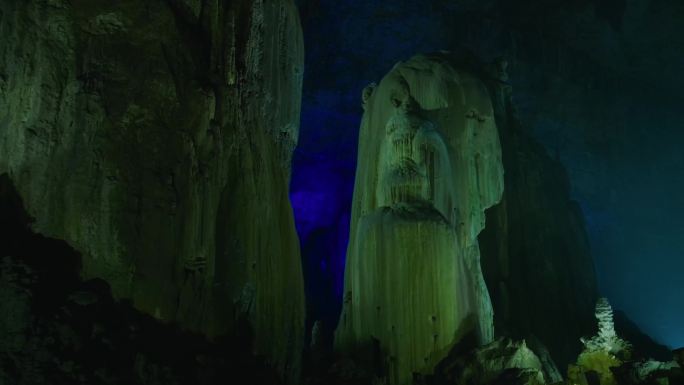喀斯特洞穴景观毕节织金洞