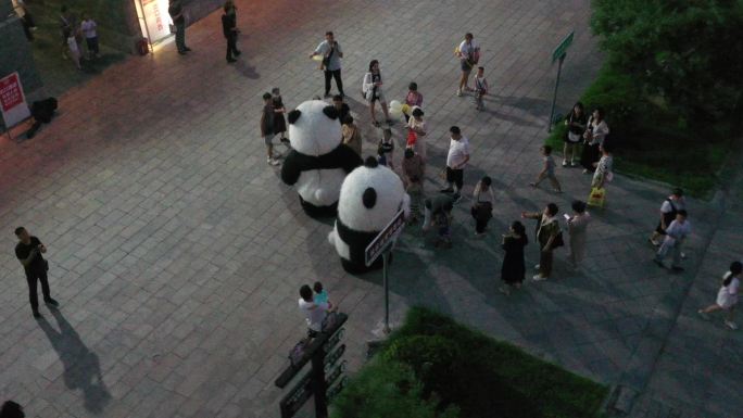 大熊猫人偶