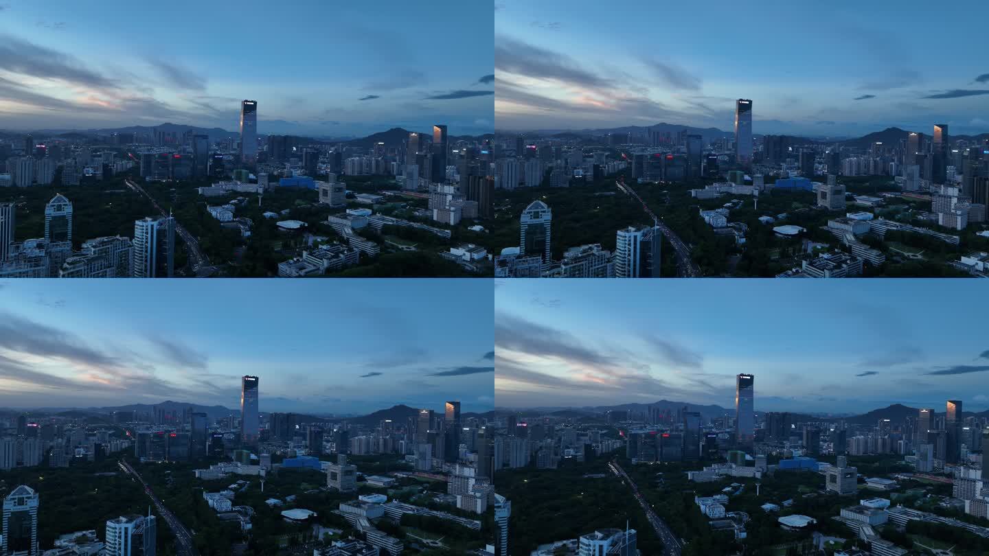汉京大厦航拍4k视频