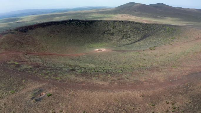 火山群航拍