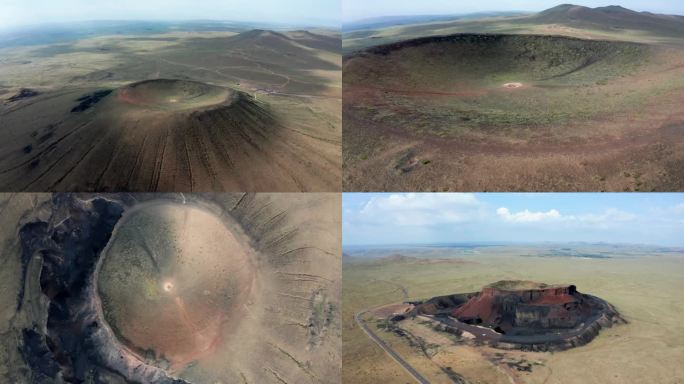 火山群航拍