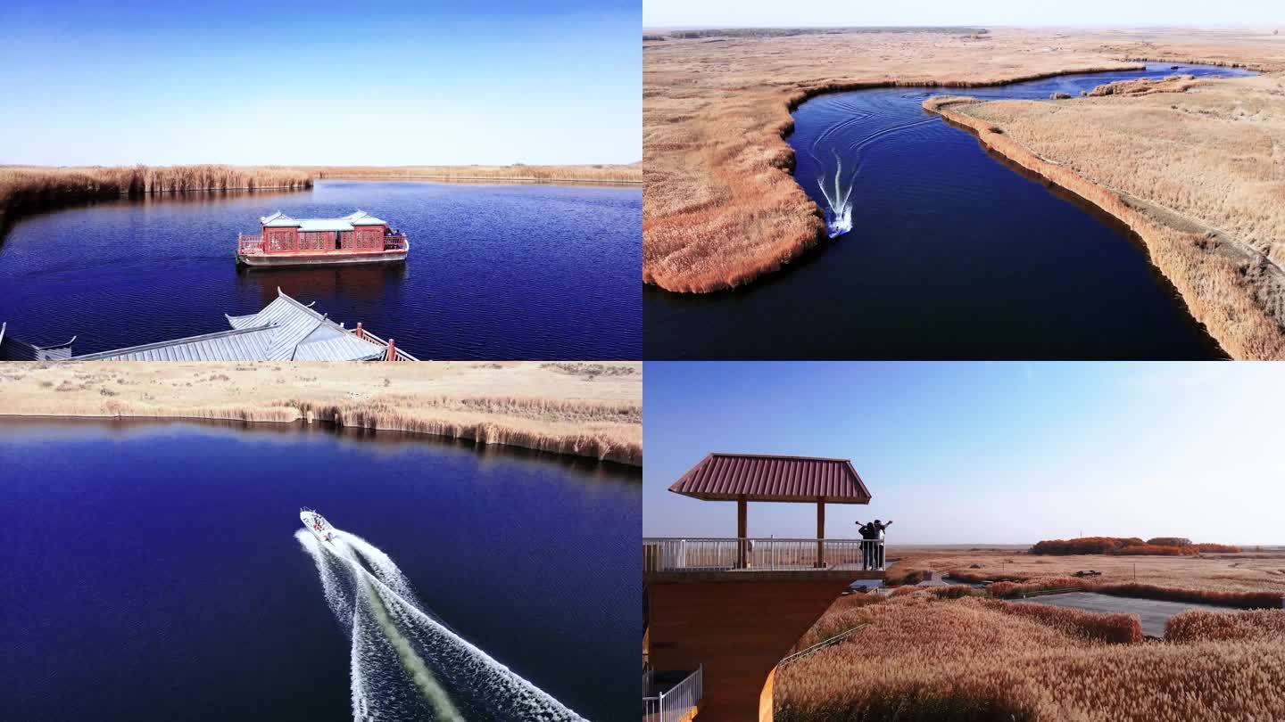 于田县龙湖自然风景区游艇 游轮