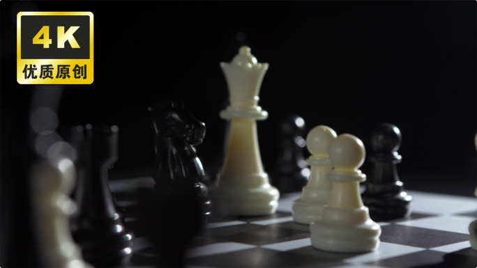 国际象棋对弈下棋 商业创意房地产片头