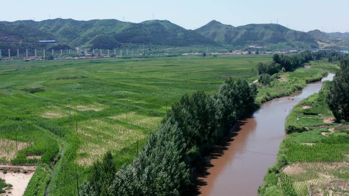 4K农村河流灌溉水沟