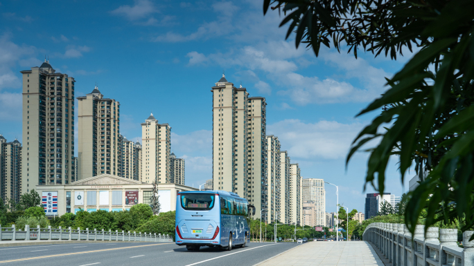 高档小区，城市风景，恒大帝景小区外景