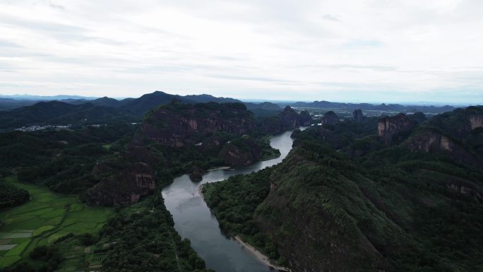 江西龙虎山地质公园航拍