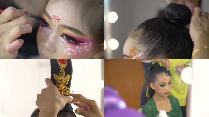 儿童表演化妆造型舞台演出节目