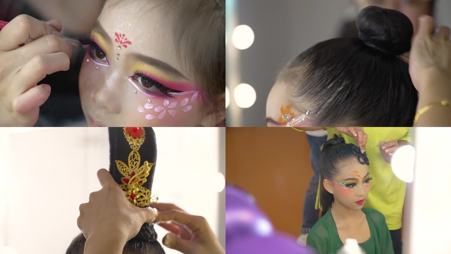儿童表演化妆造型舞台演出节目