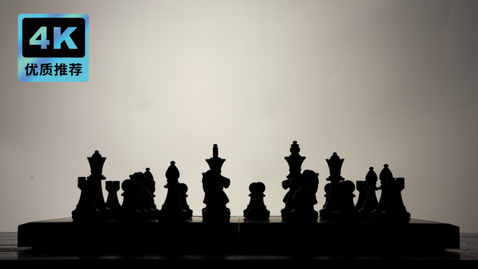 国际象棋对弈下棋 黑白棋商业创意博弈
