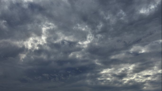天空变换云层延时摄影