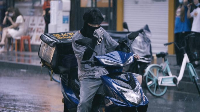 4k城市大雨