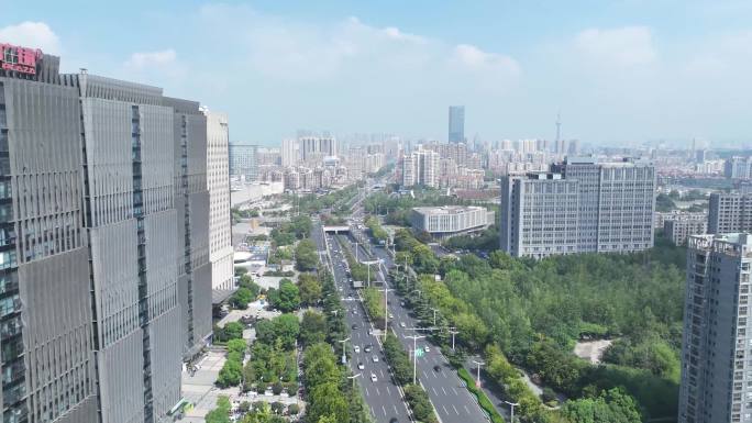 南京城市延时4k航拍素材