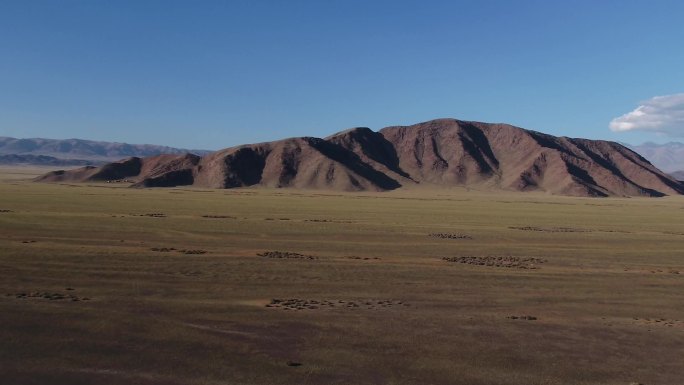 B新疆准噶尔盆地大漠戈壁山脉丘陵1
