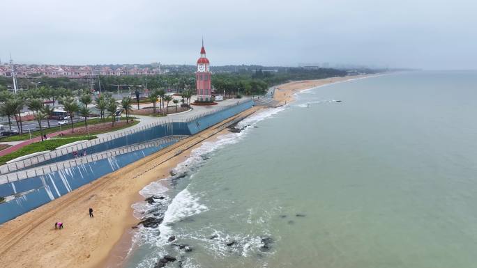 海口钟楼和西海岸