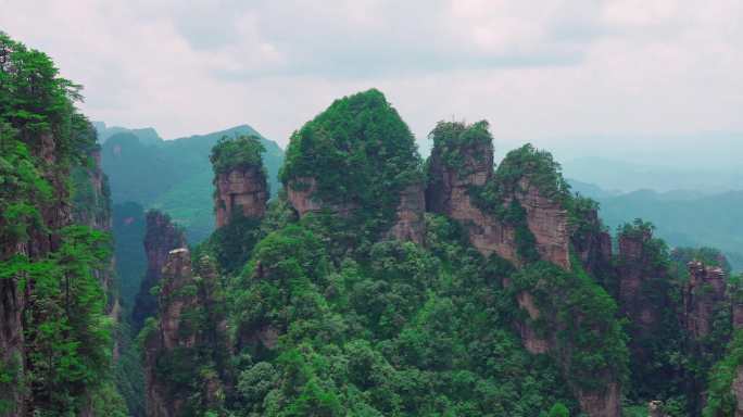 山顶山峰延时