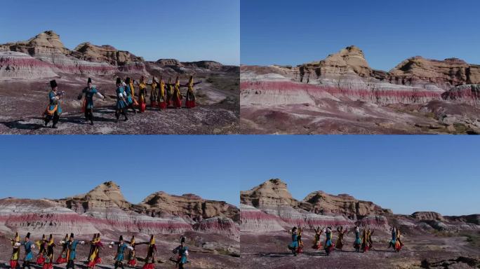 B新疆准噶尔盆地大漠戈壁民族舞蹈6
