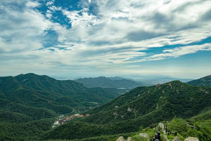 山顶云彩延时 空镜