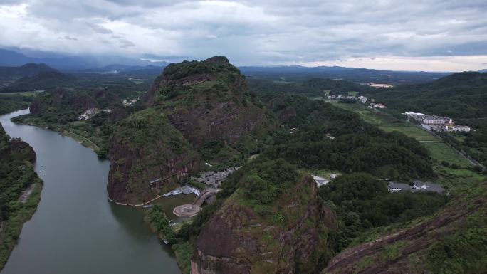 江西龙虎山地质公园航拍