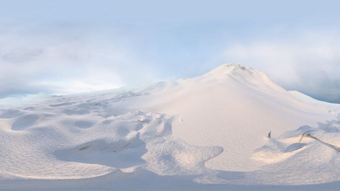 VR全景大雪山360度4K