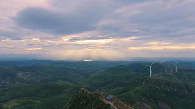 航拍庐山阿婆寨景区风光