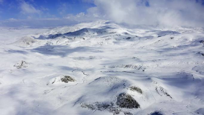 西藏雪山之巅4K航拍