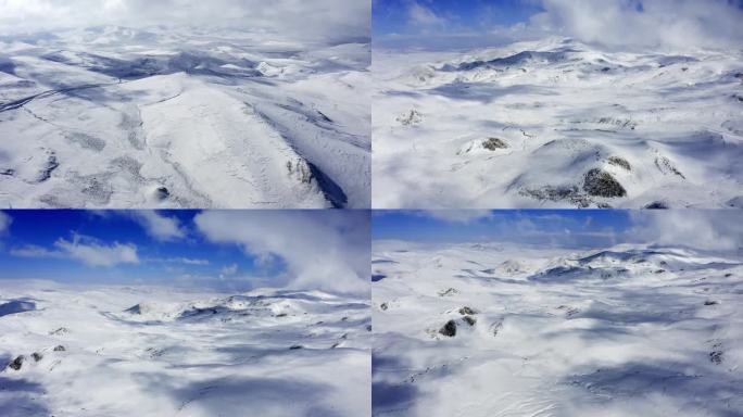 西藏雪山之巅4K航拍