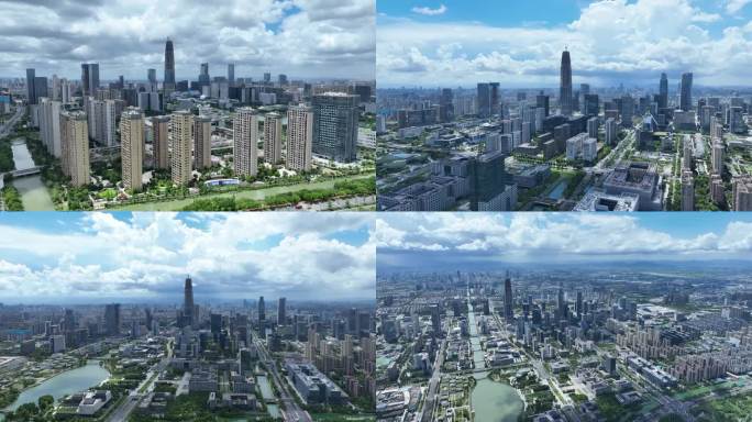 宁波东部新城延时航拍最新2023