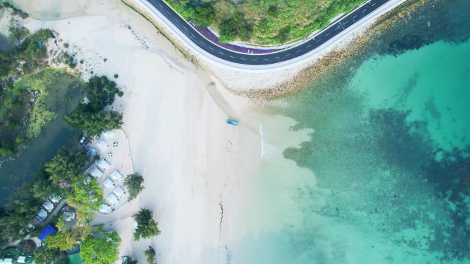 航拍深圳杨梅坑鹿嘴大道