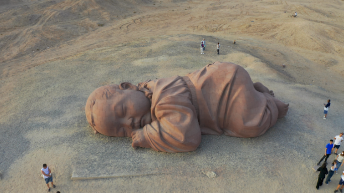 航拍大地之子无界海市蜃楼