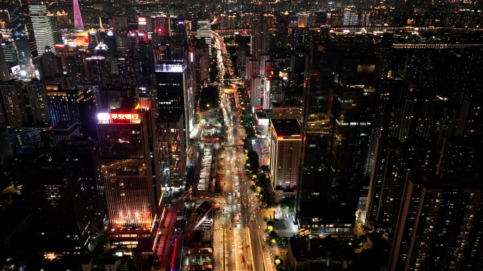 城市交通夜景