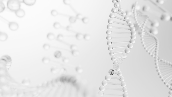 DNA医疗分子结构创意背景4K