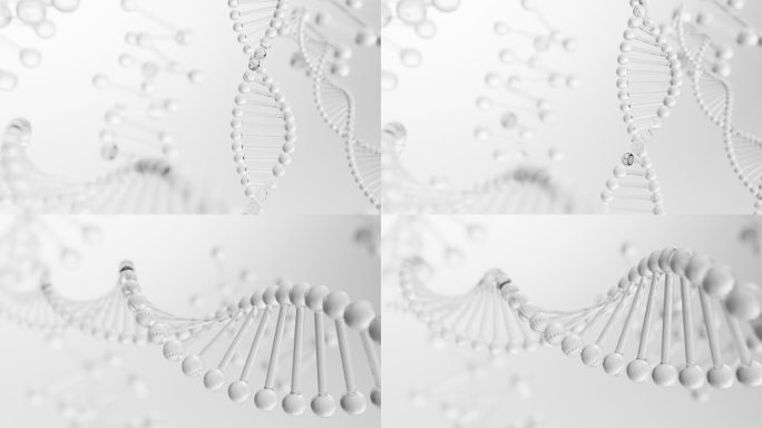 DNA医疗分子结构创意背景4K