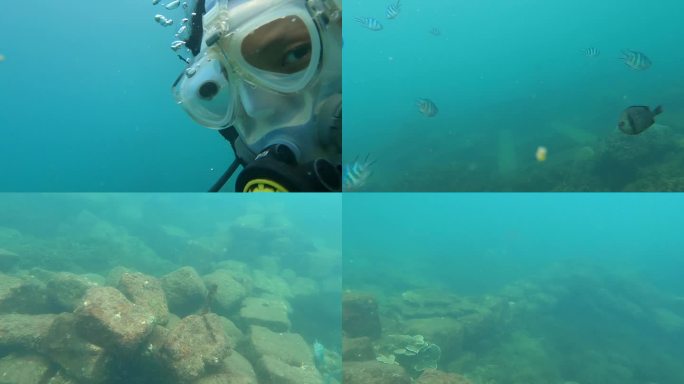 海底潜水水下世界