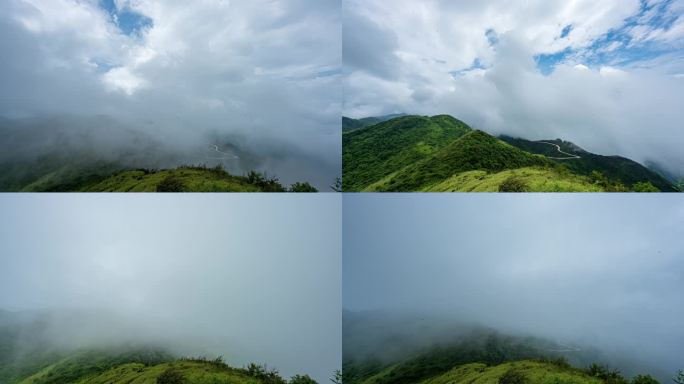 8K重庆贵阳森林山川云海