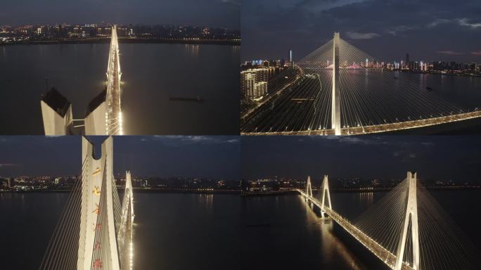 武汉二七长江大桥夜景工程奇迹